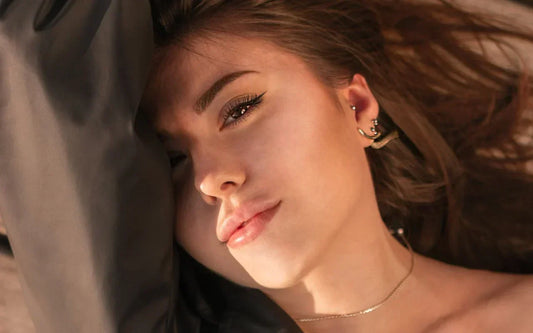 Young girl with wonderful skin texture after using salycilic acid in her skincare