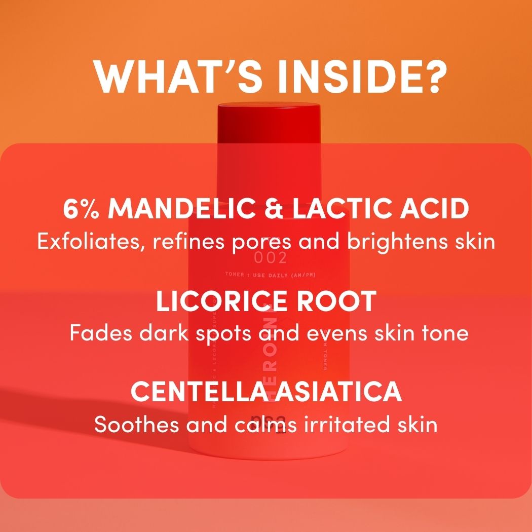 HEROINE Mandelic & Licorice Superfood Glow Toner | PSA Skincare