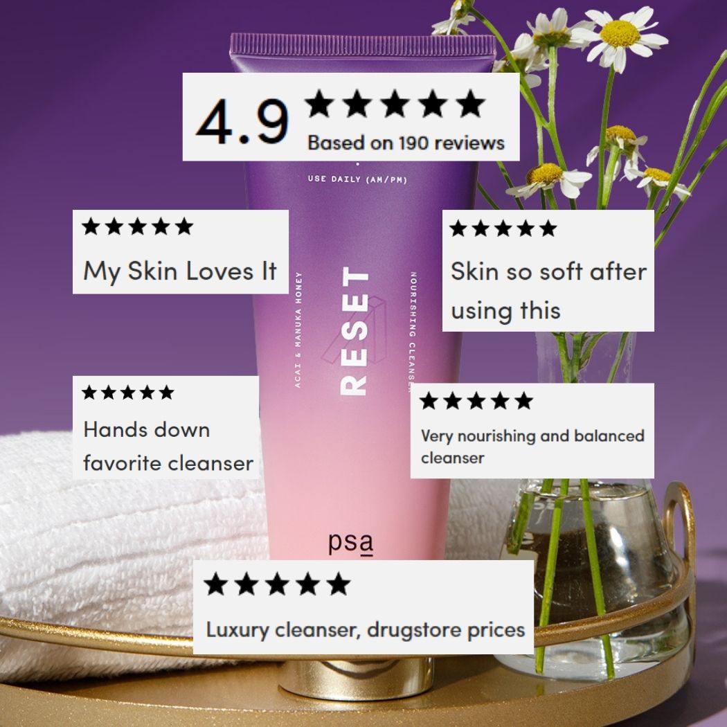 RESET Acai & Manuka Honey Nourishing Cleanser | PSA Skincare