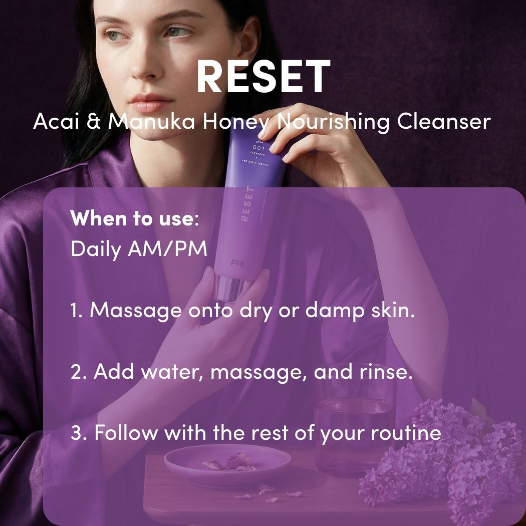 RESET Acai & Manuka Honey Nourishing Cleanser | PSA Skincare